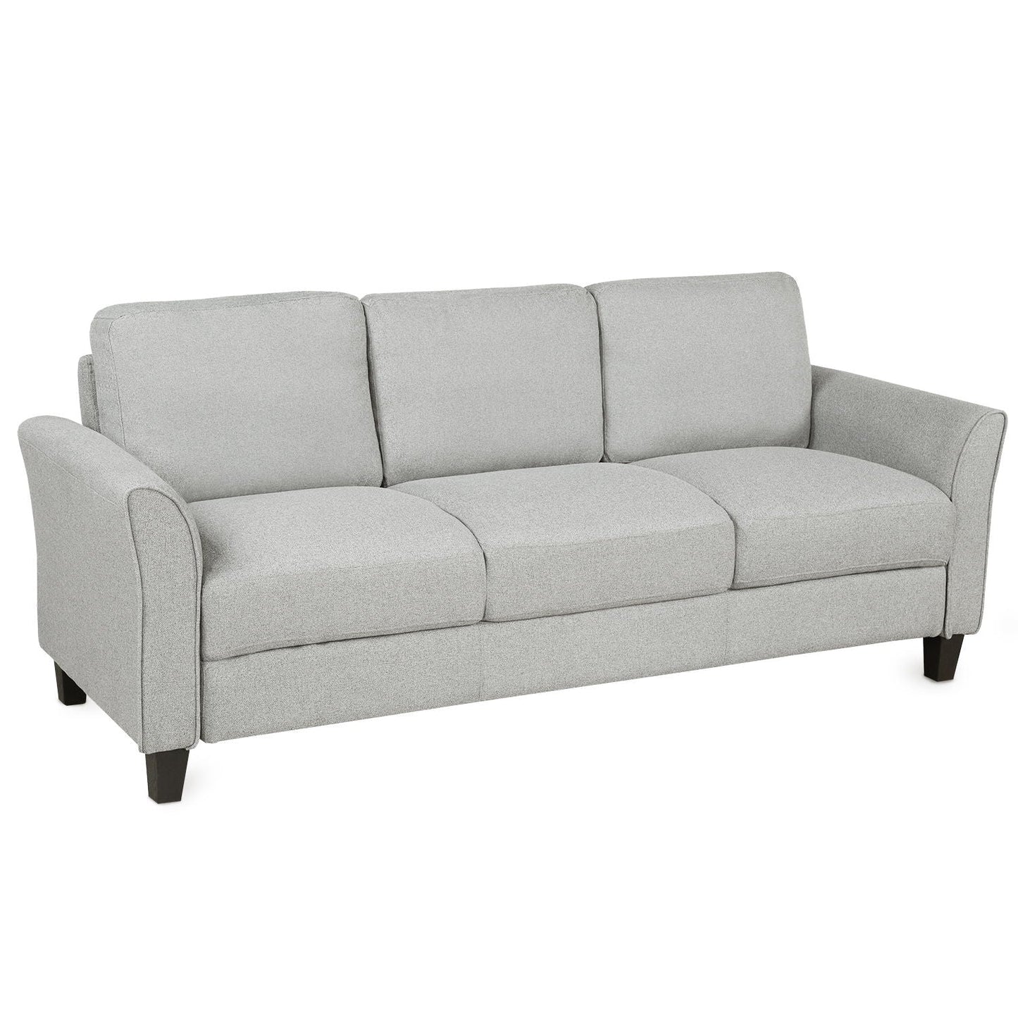 3 Seat Sofa Living Room Sofa - Light Gray