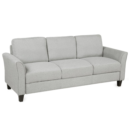 3 Seat Sofa Living Room Sofa - Light Gray
