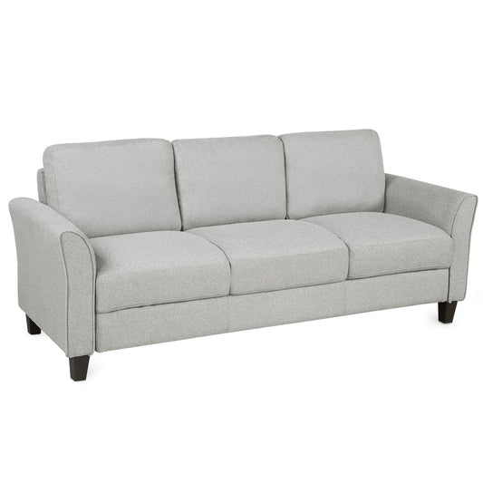 3 Seat Sofa Living Room Sofa - Light Gray