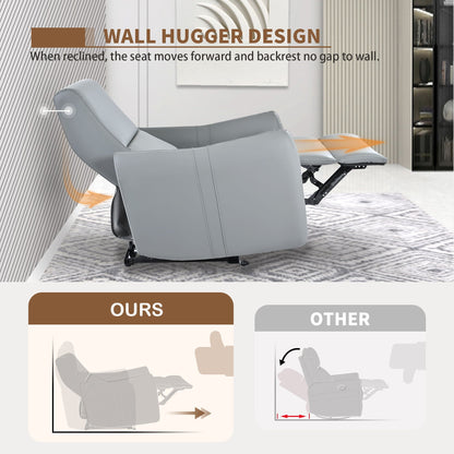 Wall Hugger Power Recliner Chair With USB Port (Type-C)