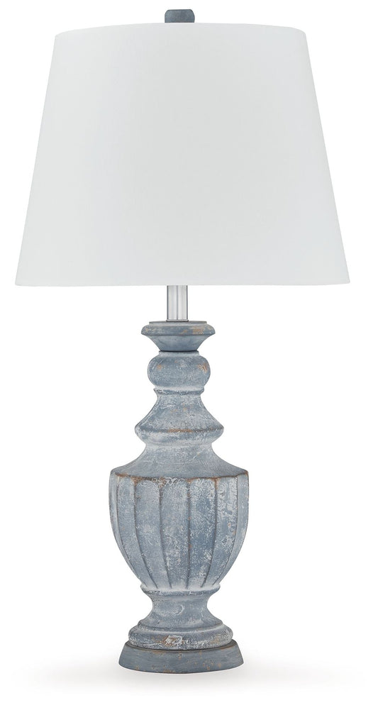 Cylerick - Terracotta Table Lamp - Antique Blue