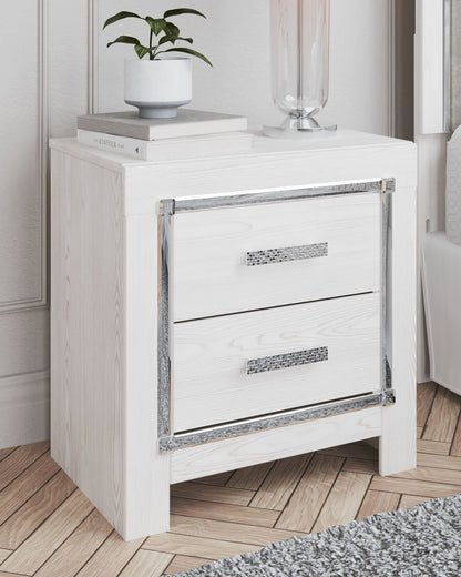 Altyra - Two Drawer Night Stand - White
