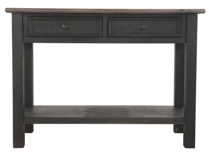 Tyler Creek - Sofa Table - Grayish Brown / Black