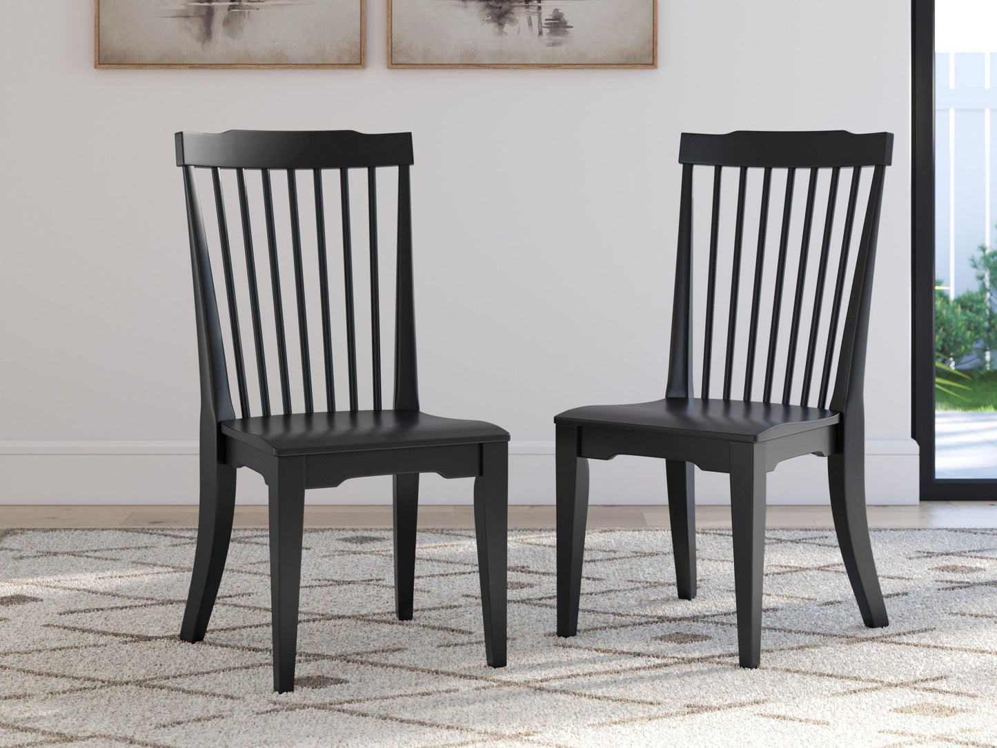 Brenkerton - Dining Room Side Chair (Set of 2) - Black