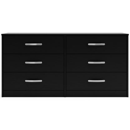 Finch - Six Drawer Dresser - 29'' Height - Black