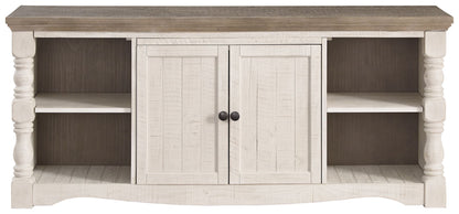 Havalance - Extra Large TV Stand - 2 Doors - Brown / Beige