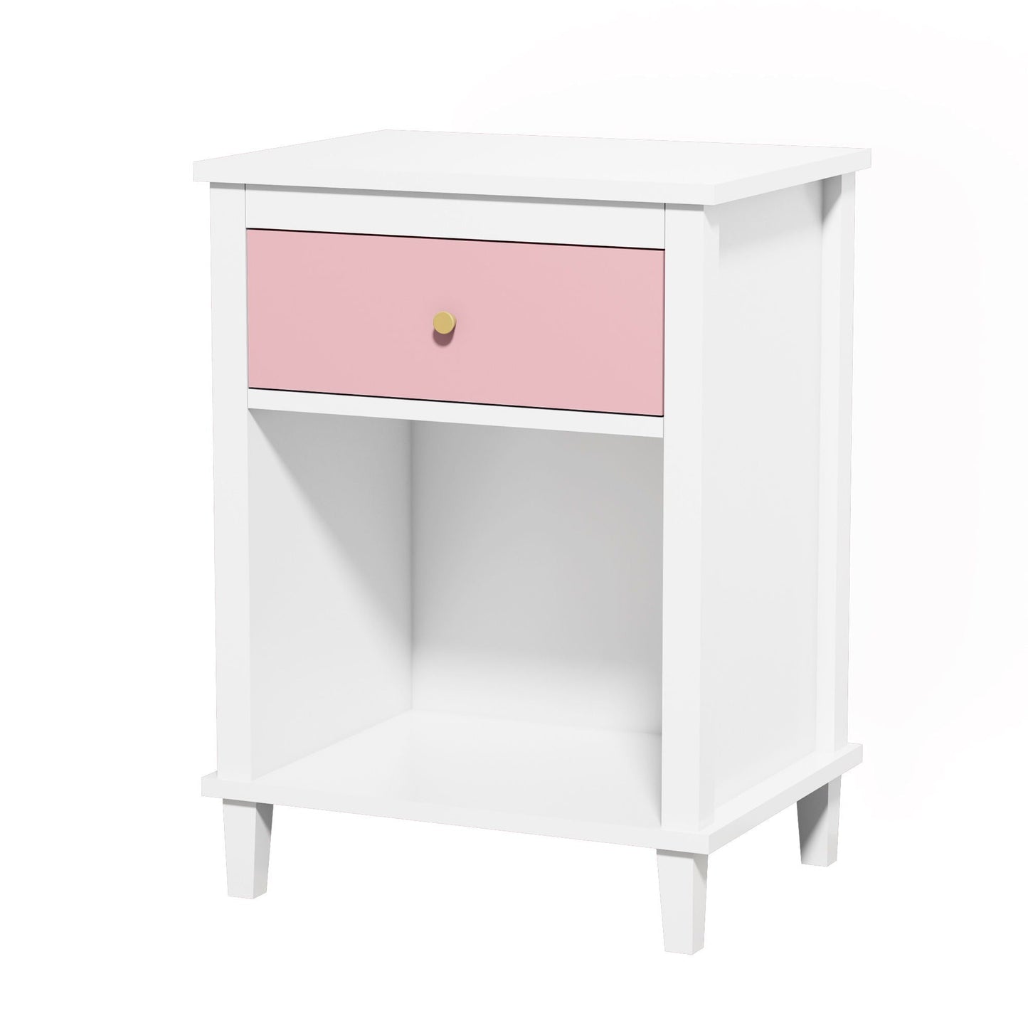 Nightstand With 1 Drawer 1 Shelf