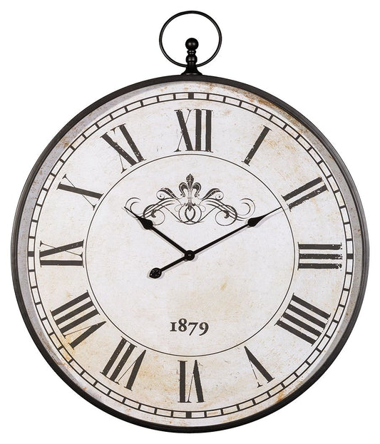 Augustina - Wall Clock - Antique Black