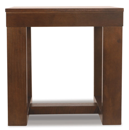 Watson - Square End Table - Dark Brown
