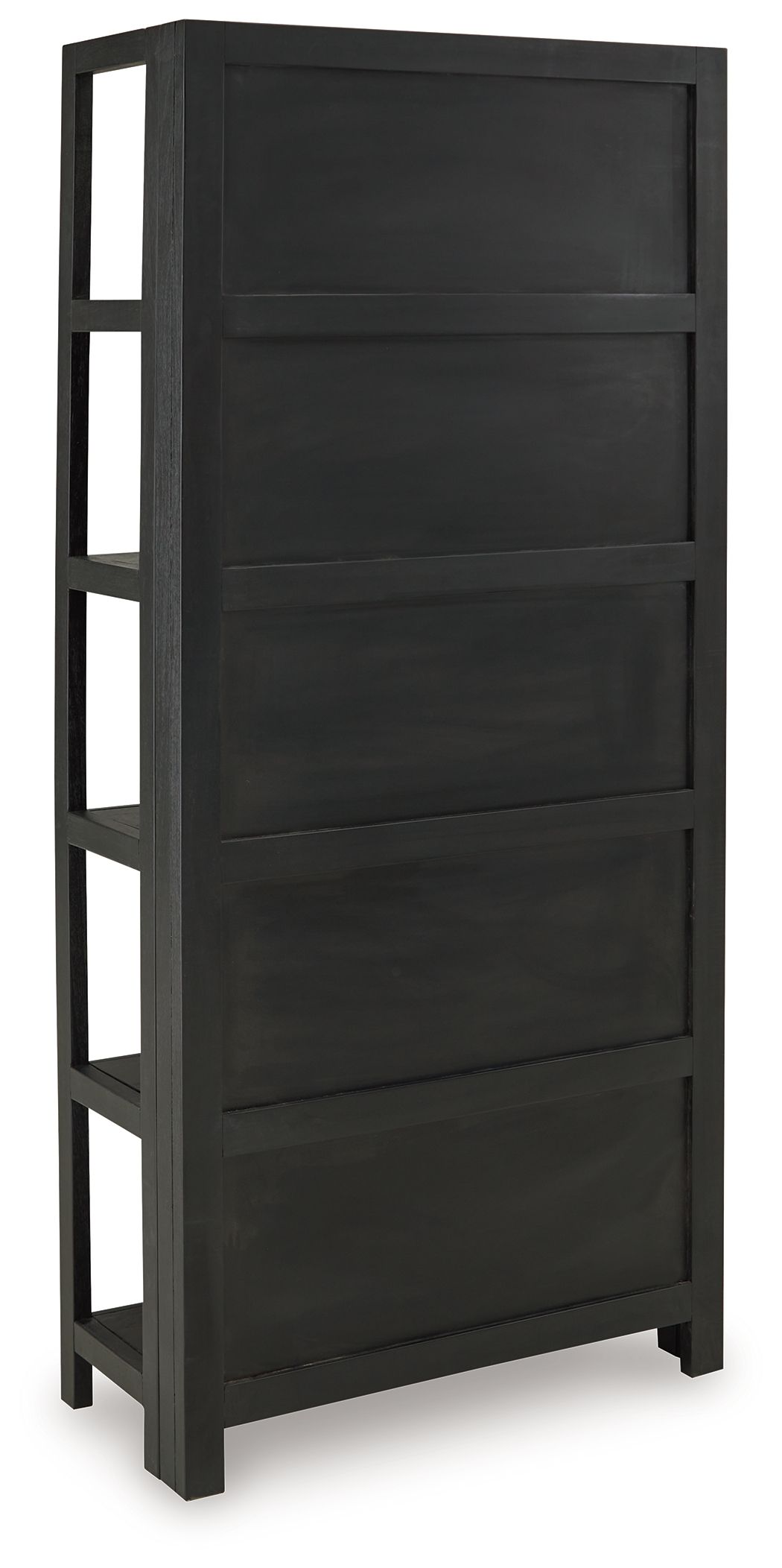 Abyard - Bookcase - Black / Natural