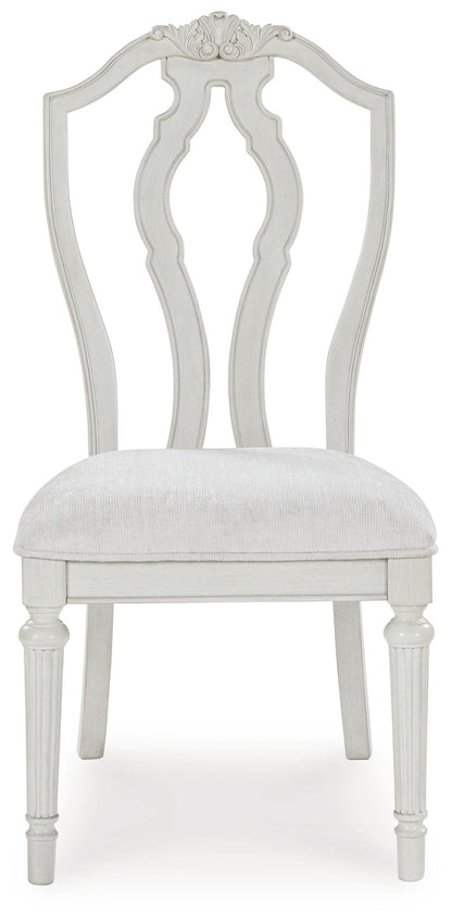 Montelaine - Dining Upholstered Side Chair (Set of 2) - Antique White