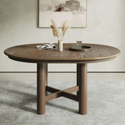 Extendable Oval Dining Table With Leaf