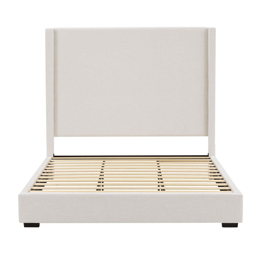 Hampton - Upholstered Platform Bed With Tall Headboard