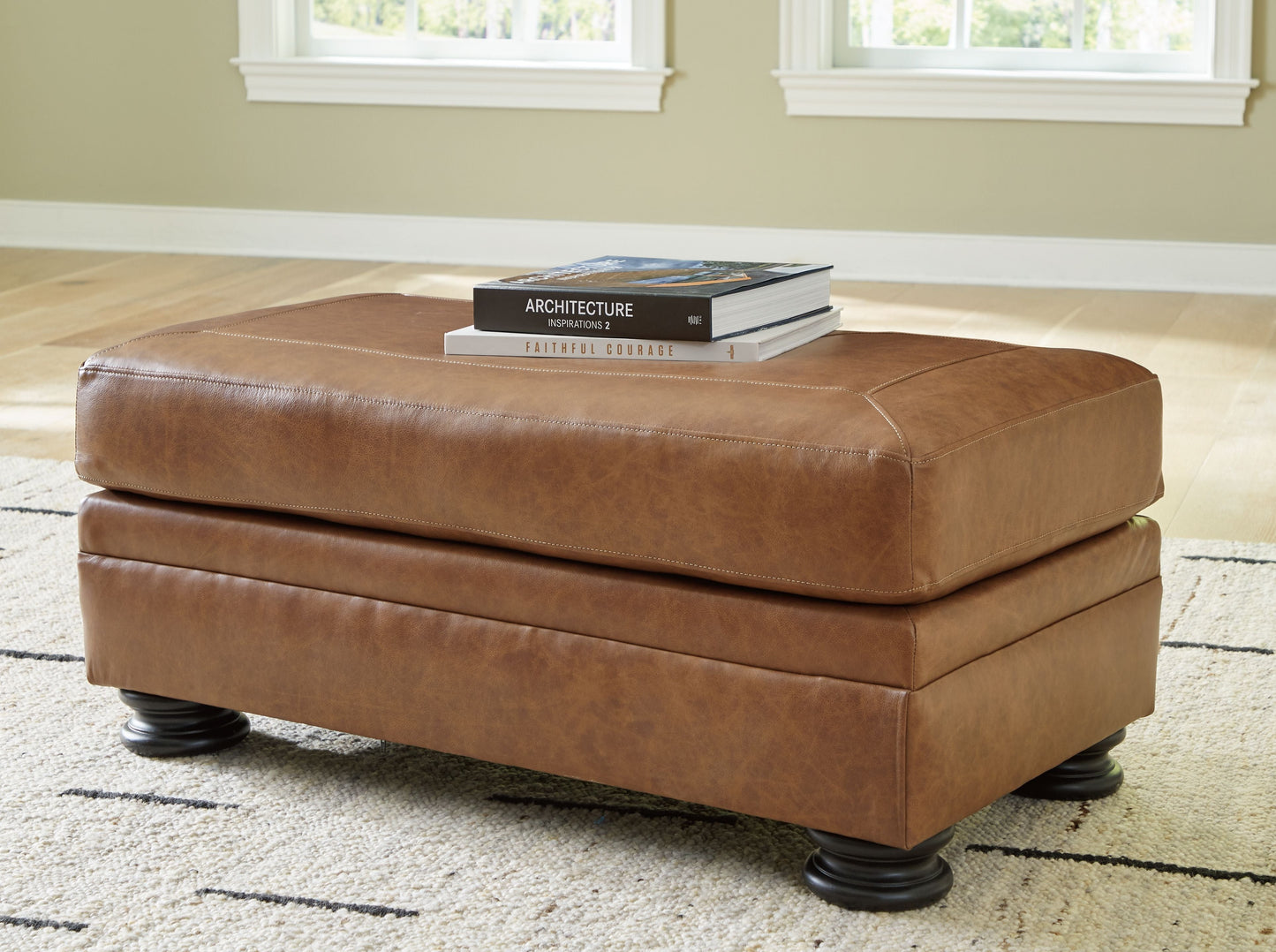 Carianna Ottoman - Caramel