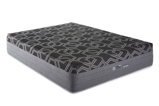 14" King Smooth Top Foam, Ultra Plush Mattress - Black