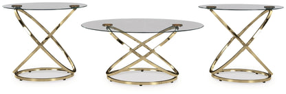 Crimonti - Occasional Table Set (Set of 3) - Champagne