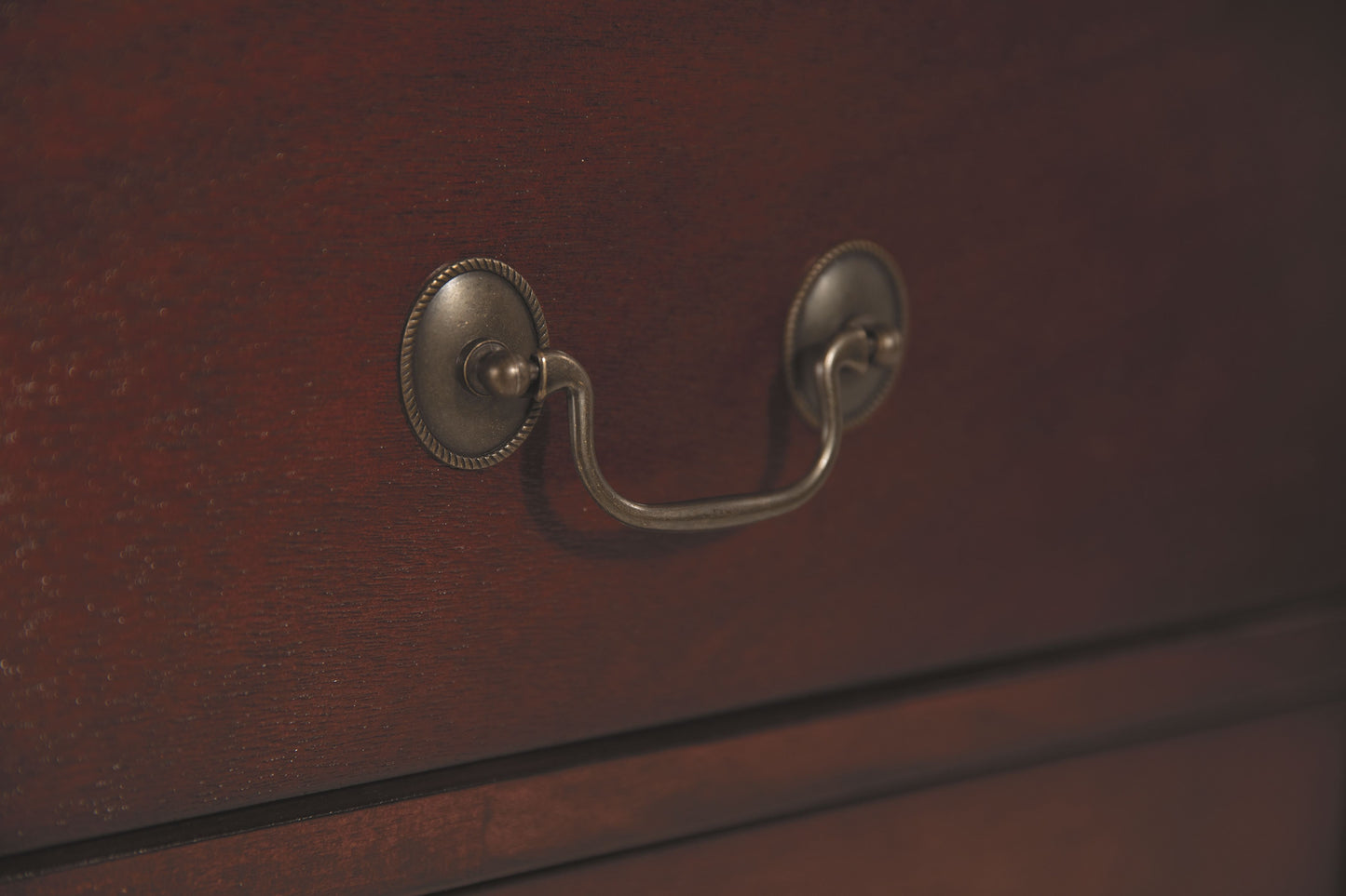 Alisdair - Two Drawer Night Stand - Reddish Brown