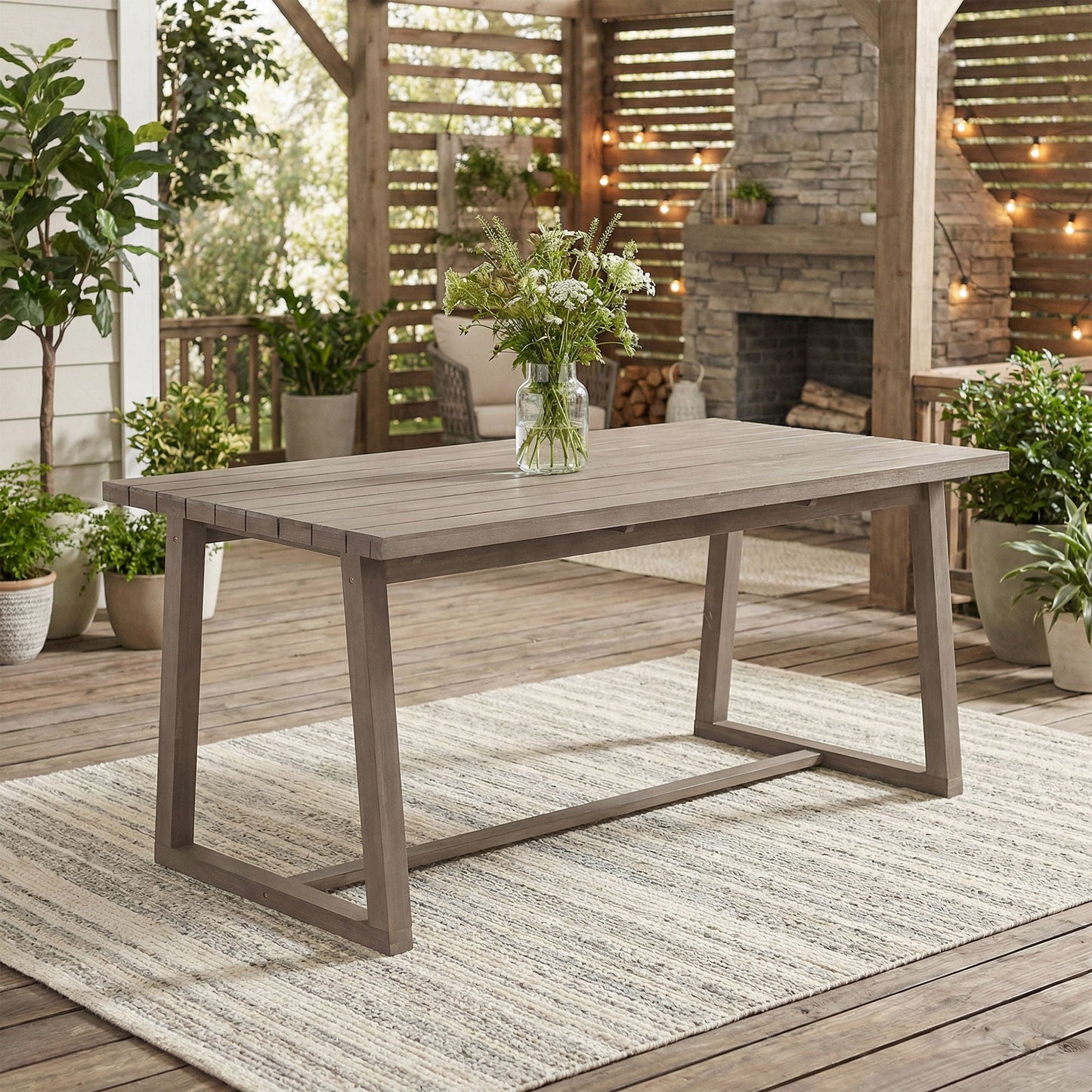 Outdoor Patio Table For Backyard