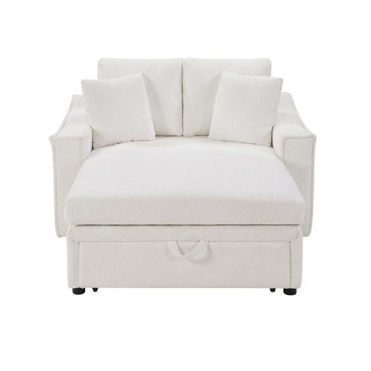 Modern Chaise Sofa With Hidden Storage For Living Room