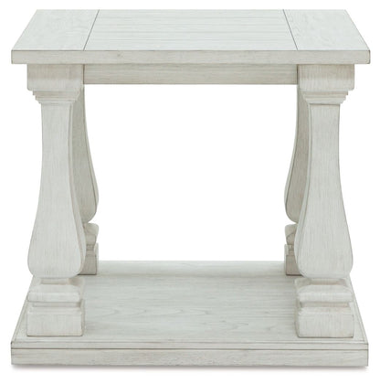 Arlendyne - Rectangular End Table - Antique White
