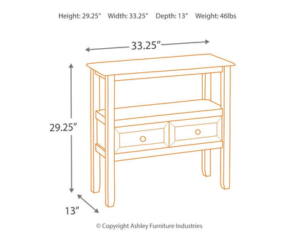 Abbonto - Warm Brown - Accent Table