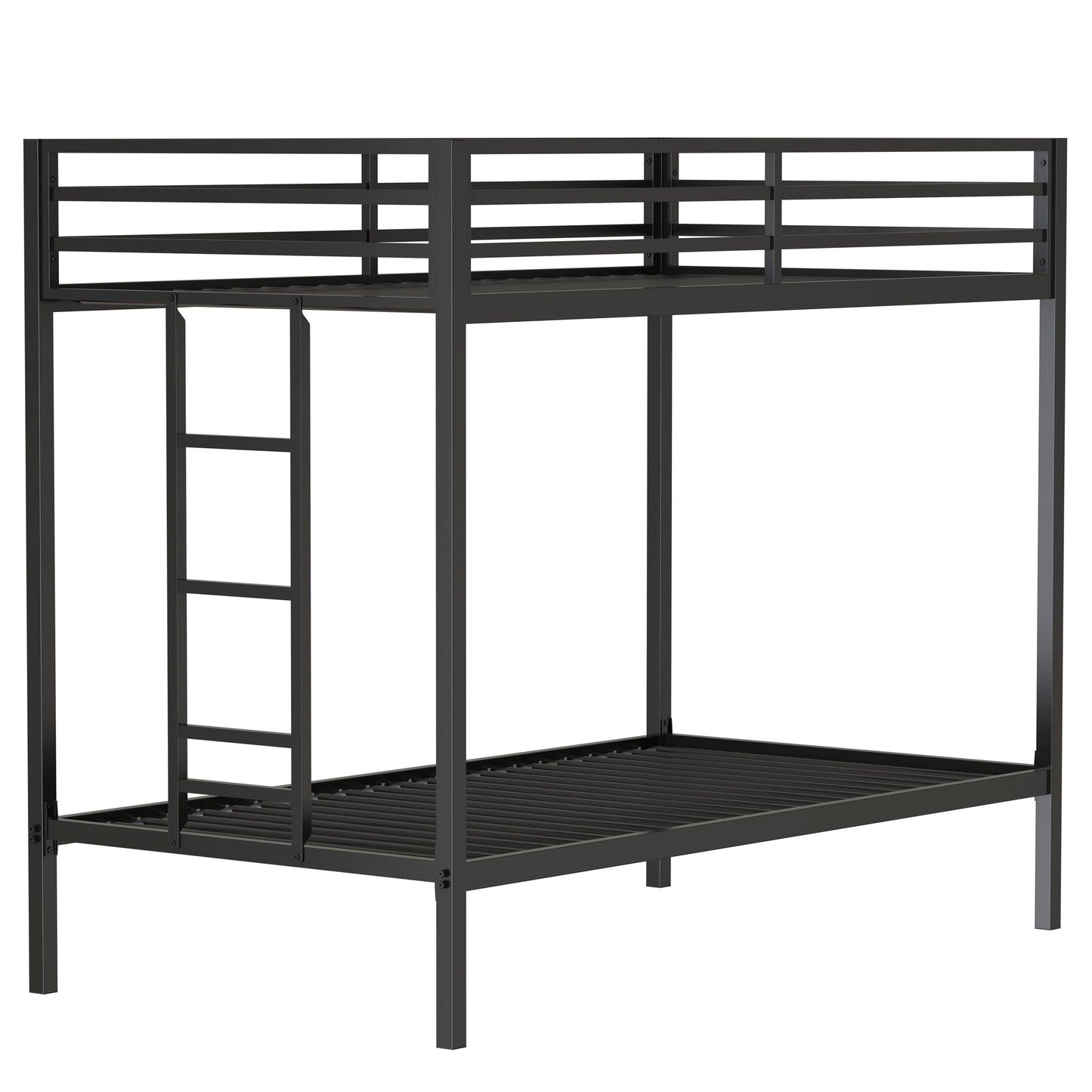 Adam - Twin Over Twin Bunk Bed - Black