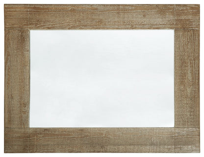 Waltleigh - Accent Mirror - Distressed Brown