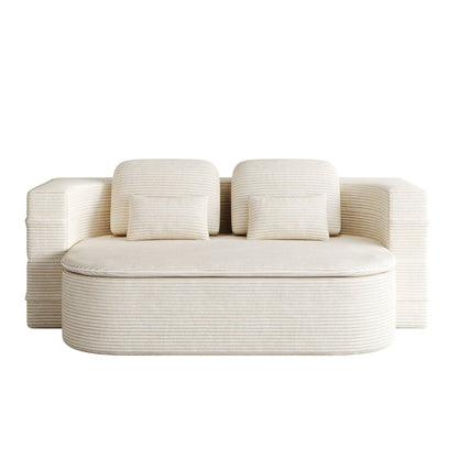 2 In 1 Foldable Sofa Bed With Multi Functional Blanket