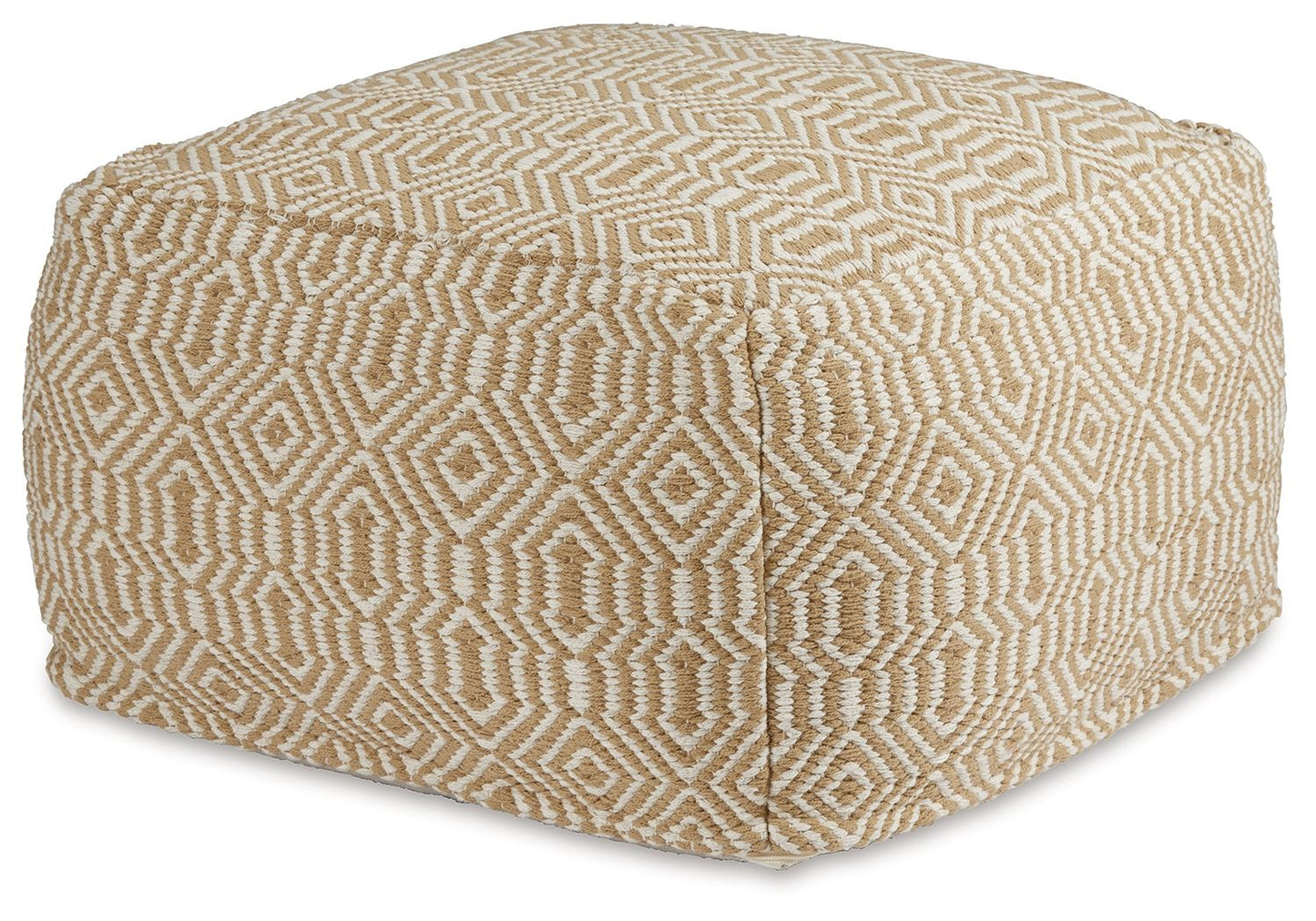 Adamont - Tan / Ivory - Pouf