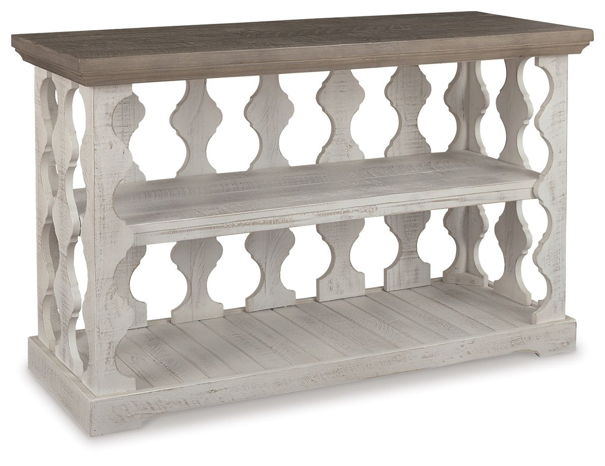 Havalance - Console Sofa Table - Gray / White