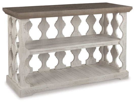 Havalance - Console Sofa Table - Gray / White