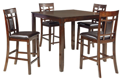 Bennox - DRM Counter Table Set (Set of 5) - Brown