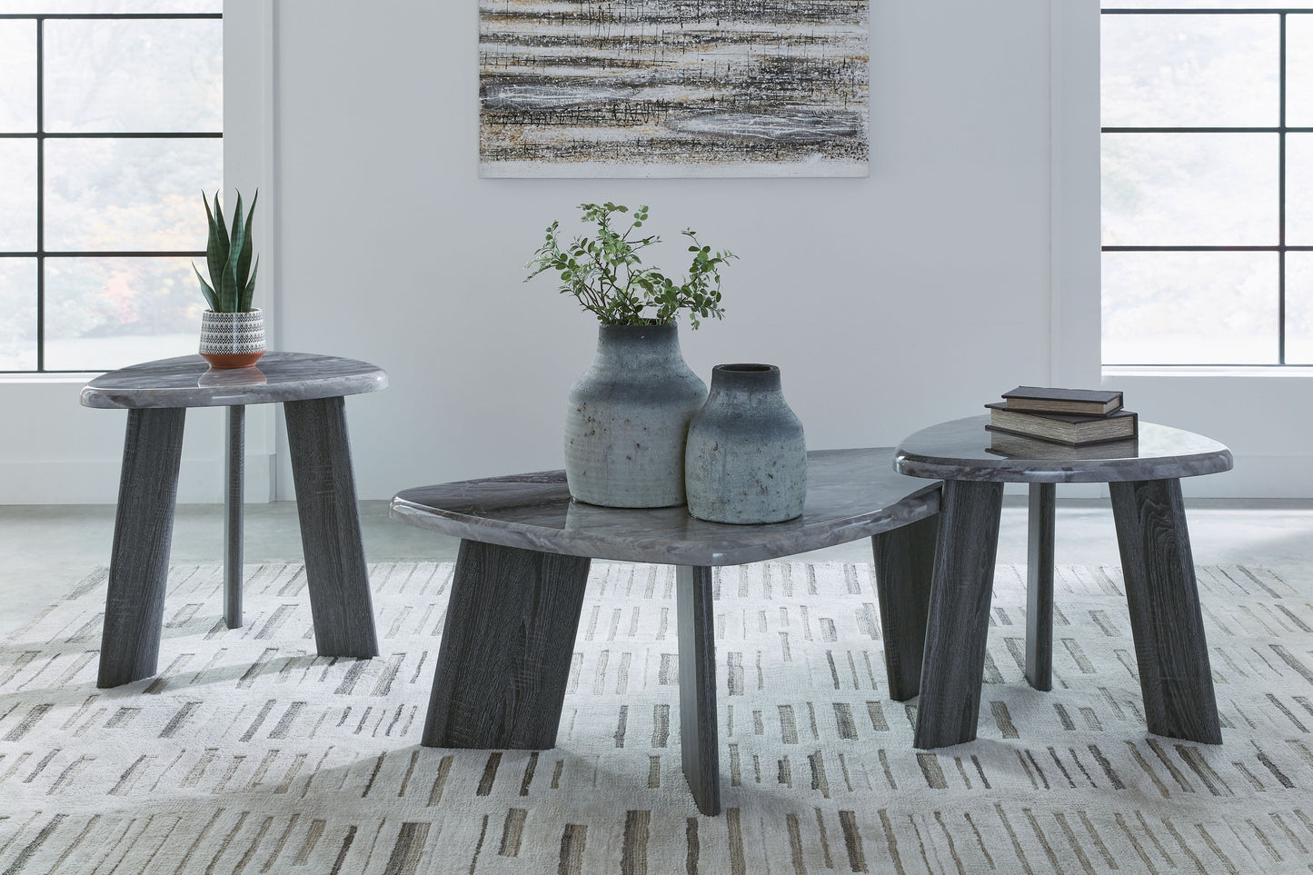 Bluebond - Occasional Table Set (Set of 3) - Gray