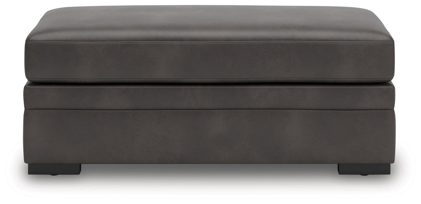Lofton-Pike - Oversized Accent Ottoman - Shadow