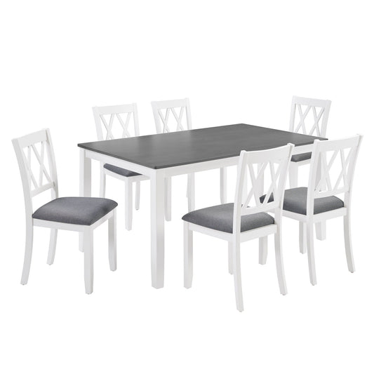 Modern Dining Set With Upholstered Chairs