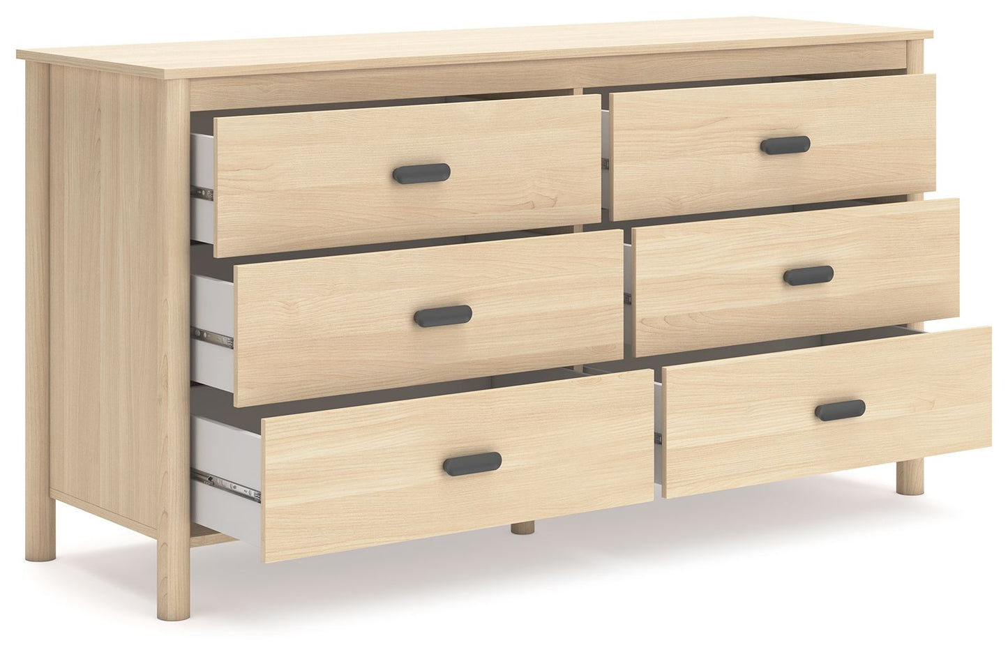 Cabinella - Six Drawer Dresser - Tan