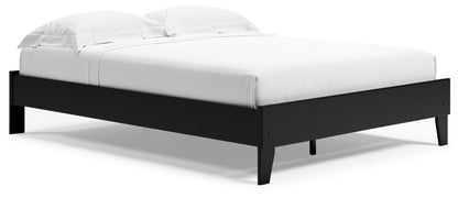 Finch - Queen Platform Bed - Black
