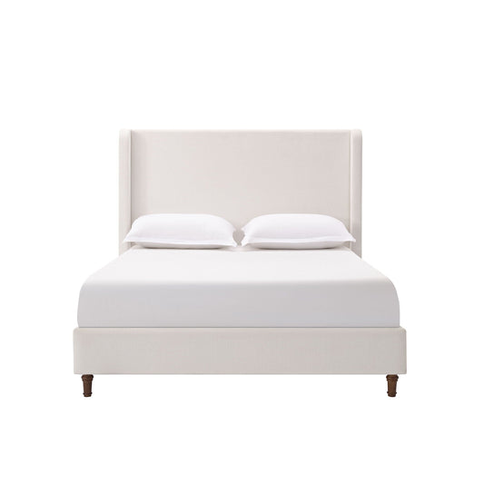 Harper - Tall Headboard Upholstered Bed / High Headboard / Elegant Simplicity / No Box Spring Needed