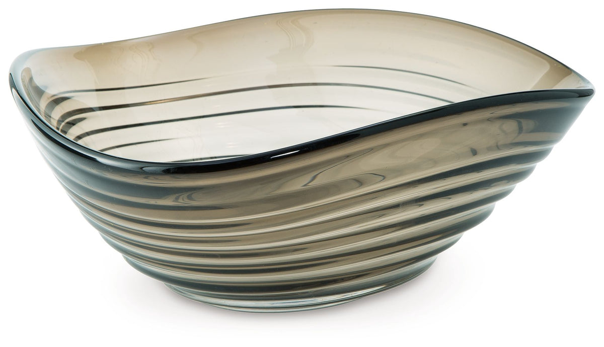 Solariston - Indoor/Outdoor Bowl - Gray / Brown