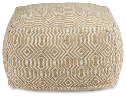 Adamont - Tan / Ivory - Pouf