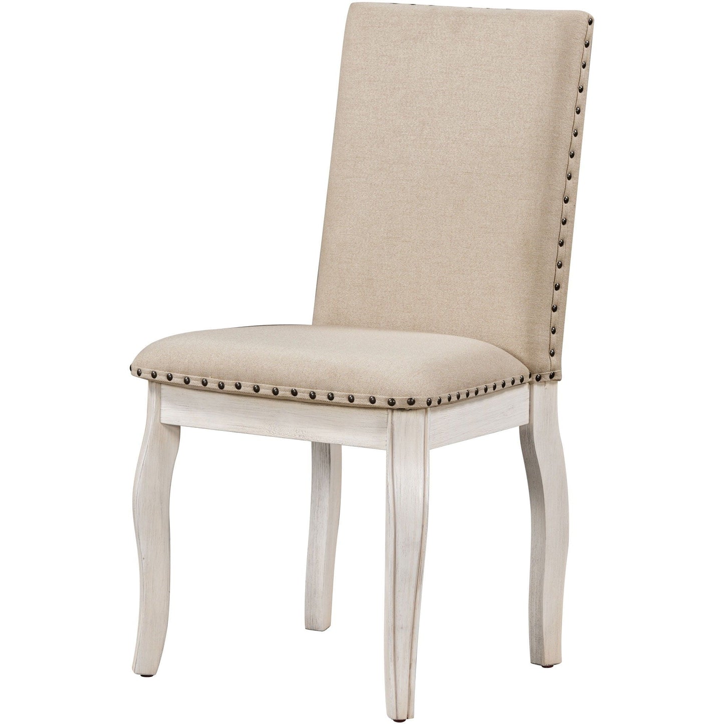 Upholstered Dining Chairs With Nailhead (Set of 2)