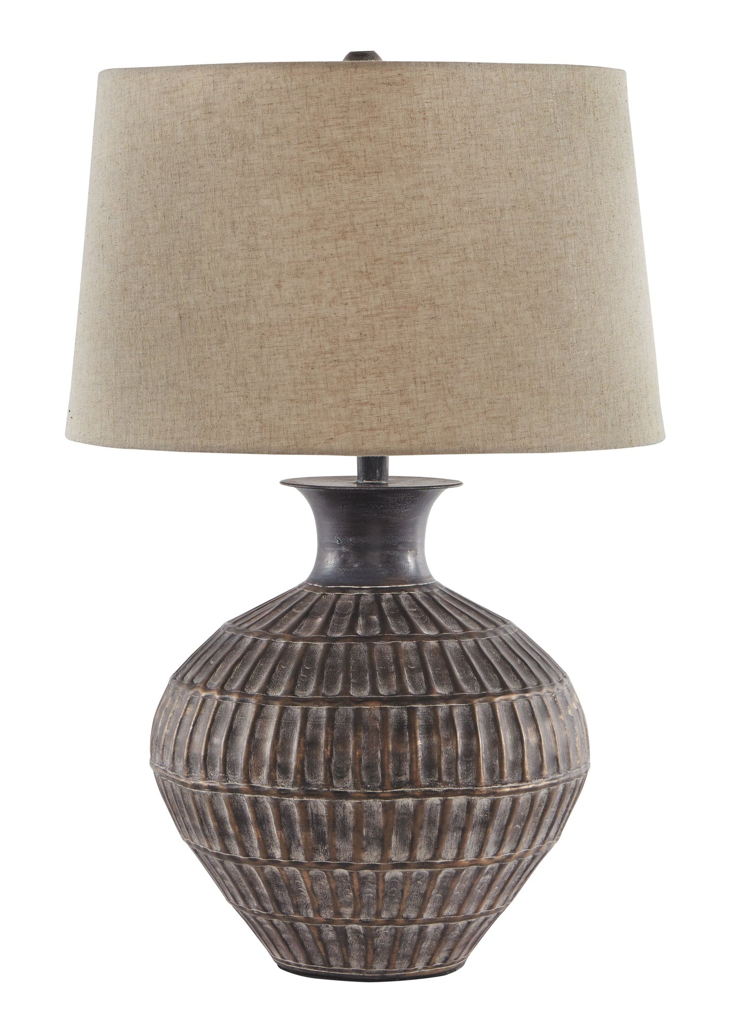 Magan - Metal Table Lamp  - Antique Bronze Finish