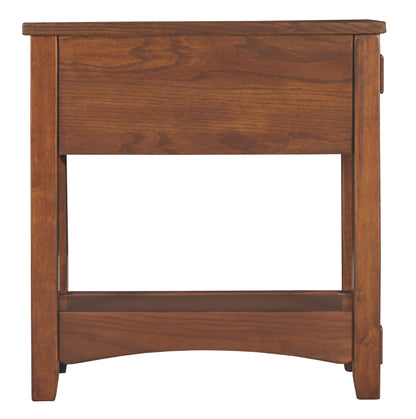 Breegin - Brown - Chair Side End Table - Medium