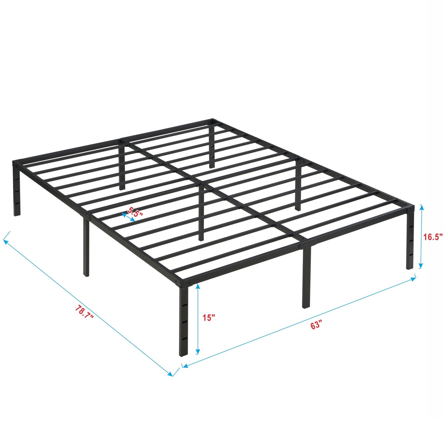 Queen Size With Quiet Support - Black