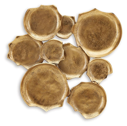 Gageton - Wall Decor - Antique Gold Finish