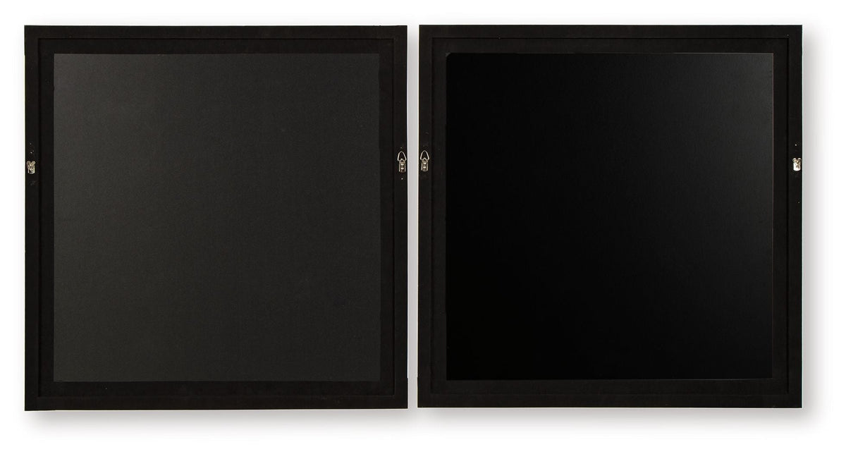 Winbrook - Wall Art Set (Set of 2) - Gray / Tan / Gold Finish