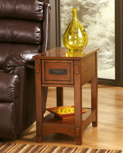 Breegin - Brown - Chair Side End Table - Medium