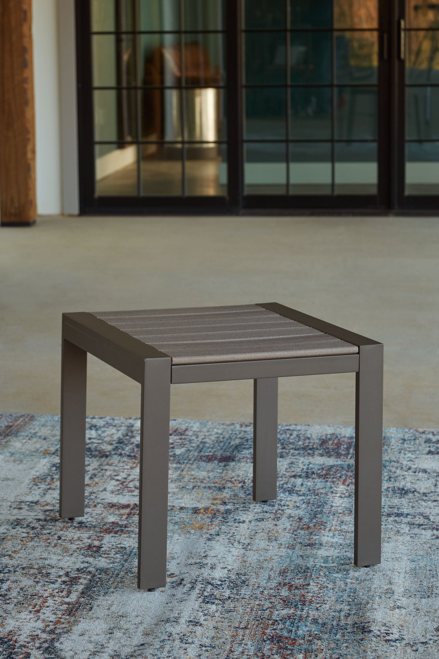 Tropicava - Taupe - Square End Table