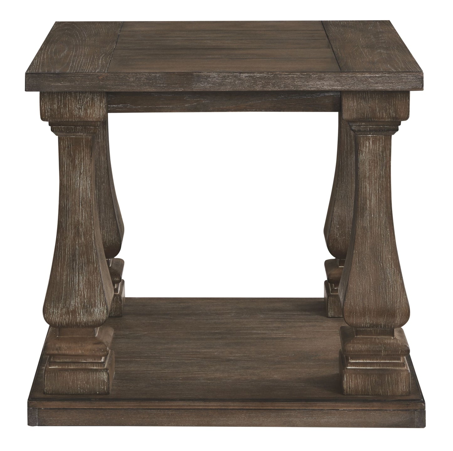 Johnelle - Rectangular End Table - Gray