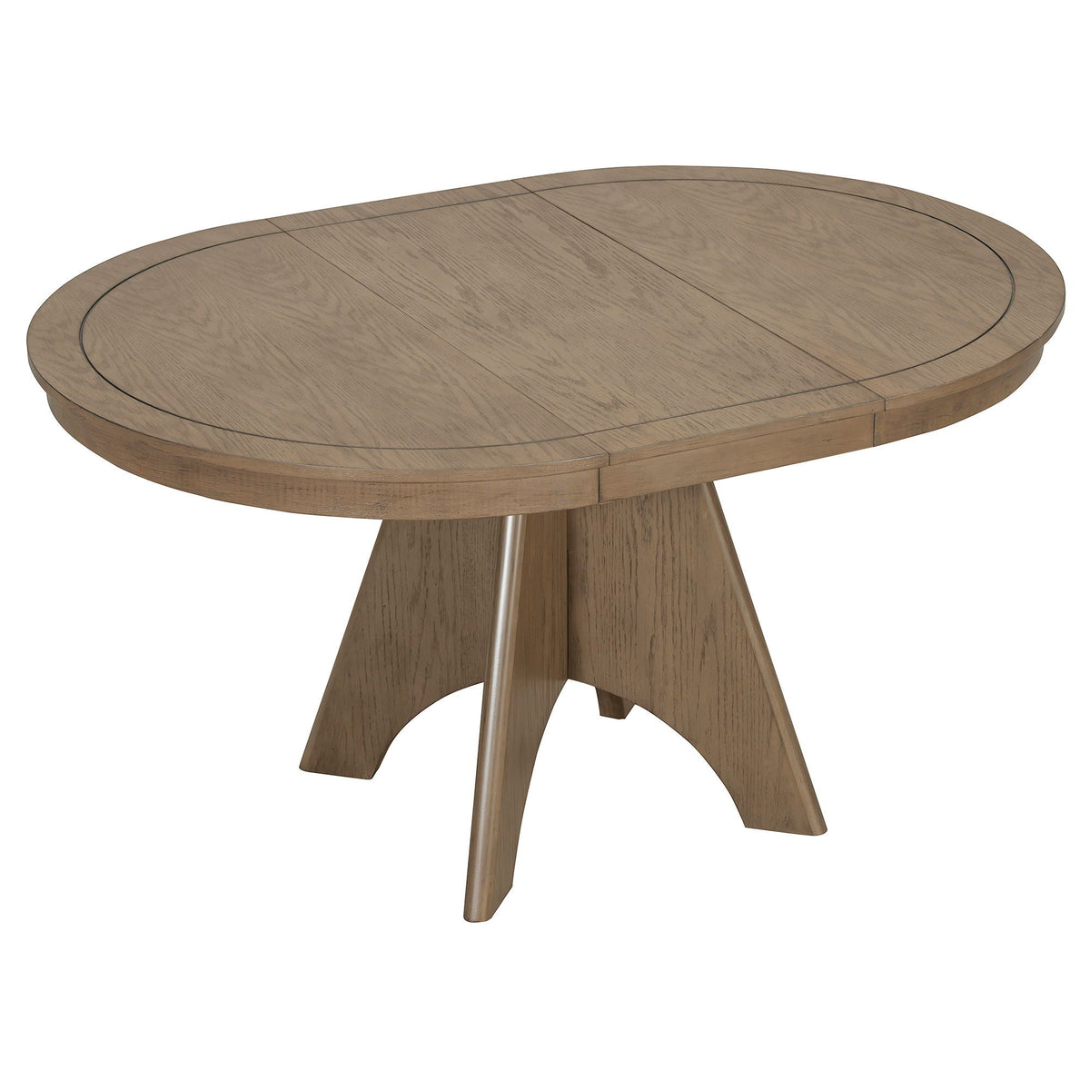 Extendable Dining Table With Sturdy Crossed Legs